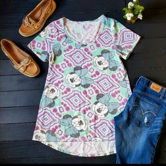 Lularoe Minnie Mouse Shirt - Picture 1 of 8